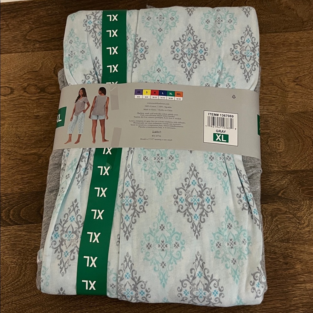 Carole Hochman 4 pc cotton pajama set nwt - Picture 2 of 3